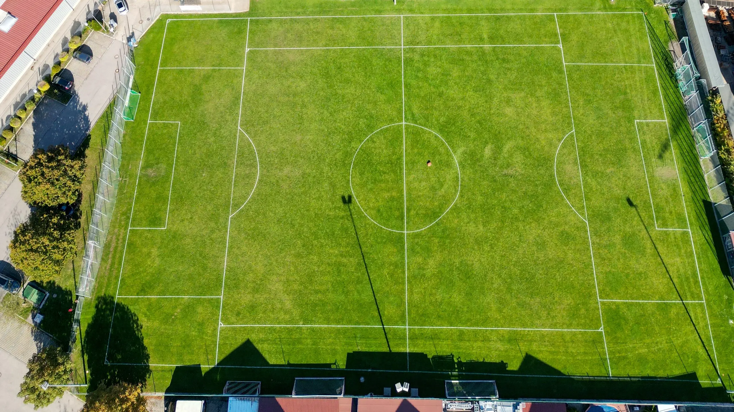 Nebenplatz der Sportanlage Am Windfeld von oben